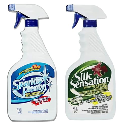 Sparkle Plenty Chandelier Cleaner & Silk Sensation Artificial Plant Cleaner Bundle