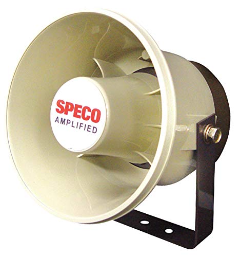 Speco ASPC20 20W 6" Weatherproof Amplified PA Speaker