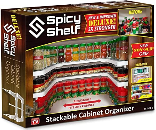 Spicy Shelf Deluxe - Versatile Spice Rack and Organizer