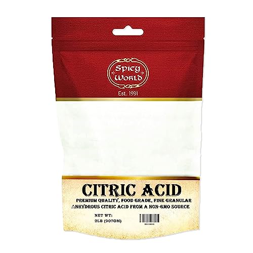 Spicy World Citric Acid - 100% Pure, Food Grade & Non-GMO