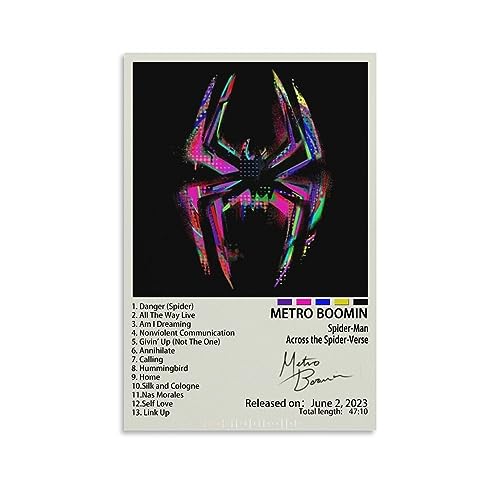Spider-M Poster Canvas Wall Art Print