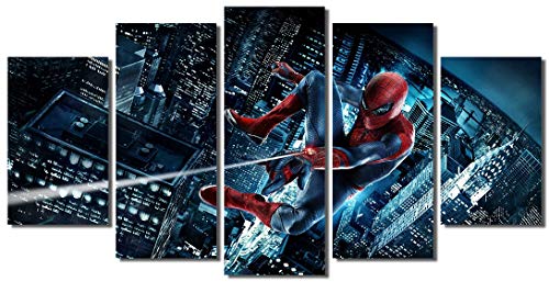 Spider-Man Marvel Comic Book Canvas Art - 60"x32"