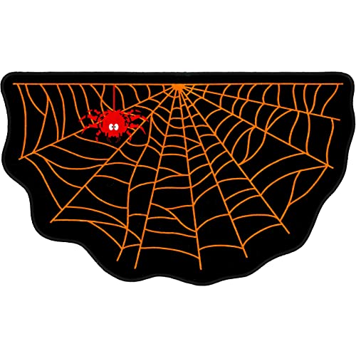 Spider Web Halloween Doormat