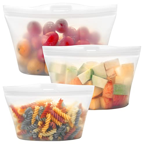 SPLF Silicone Reusable Food Storage Bags