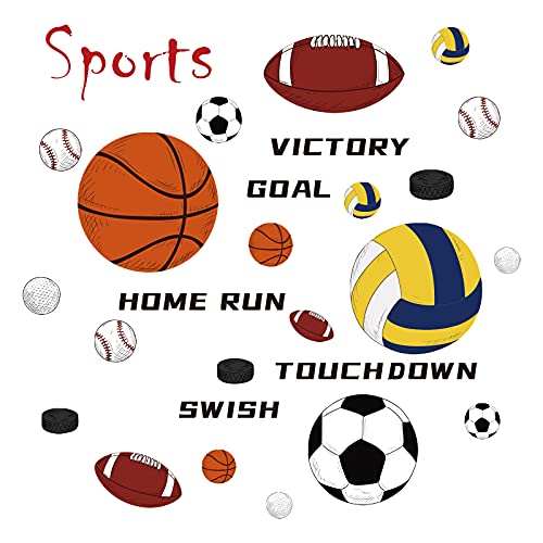 Sports Wall Decals for Kids Room