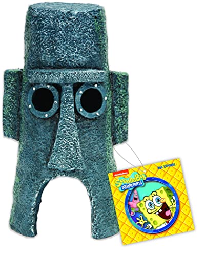 Squidward’s Easter Island Home Aquarium Ornament - Medium