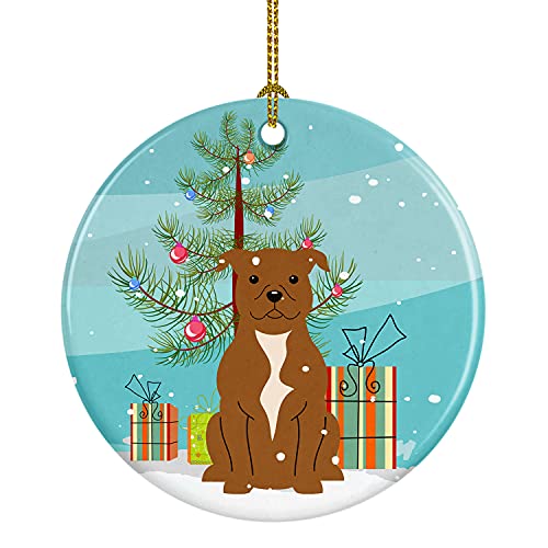 Staffordshire Bull Terrier Christmas Ornament