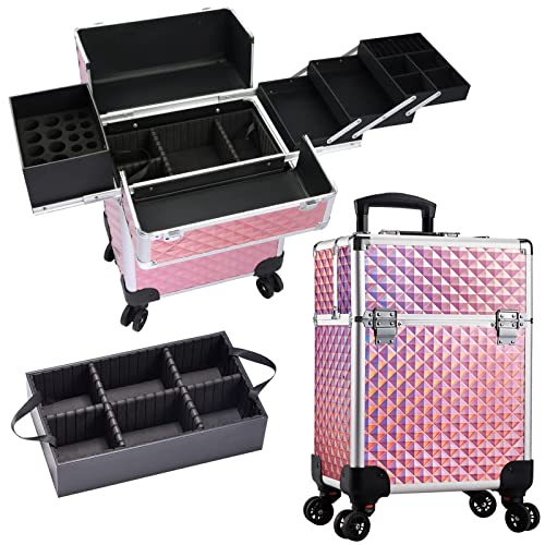 Stagiant Rolling Makeup Train Case