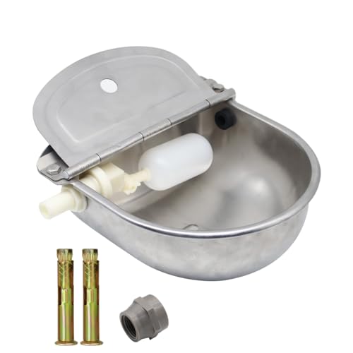 Stainless Steel Automatic Dog Feeder Trough Bowl