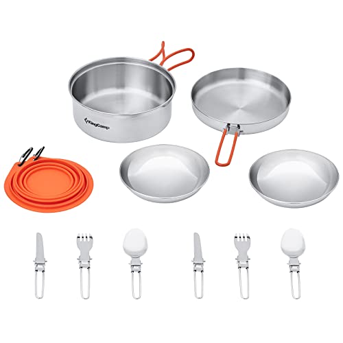 Stainless Steel Camping Cookware Set