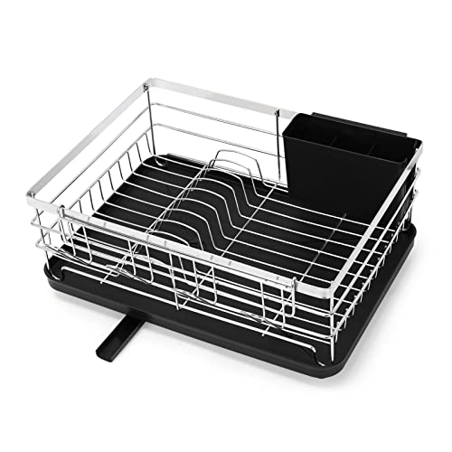 Stainless Steel Dish Drying Rack with Versatile Design