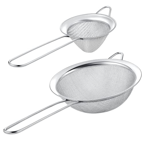 Stainless Steel Mesh Strainers Set