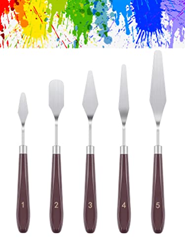 Stainless Steel Painting Knives Set for Oil, Canvas, Acrylic