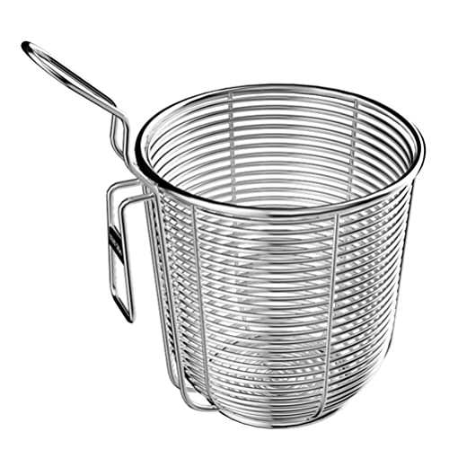 Stainless Steel Pasta Insert Noodle Strainer Basket with Clip