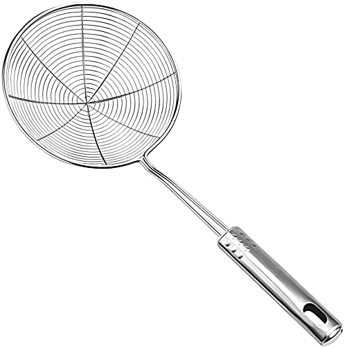Stainless Steel Spider Strainer/Skimmer/Ladle for Cooking and Frying