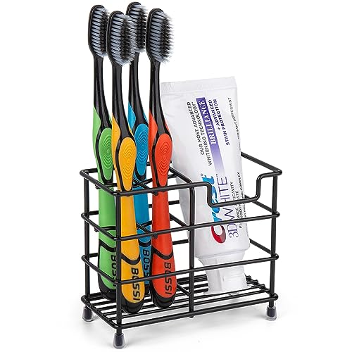 Stainless Steel Toothbrush and Toothpaste Holder
