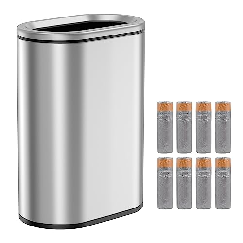 Stainless Steel Trash Can for Bathroom and Office