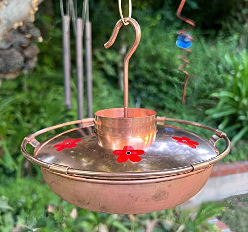 Stanwood Copper Hummingbird Feeder