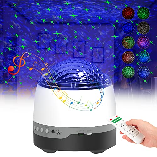 Star Projector, LED Night Light White Noise Sound Machine