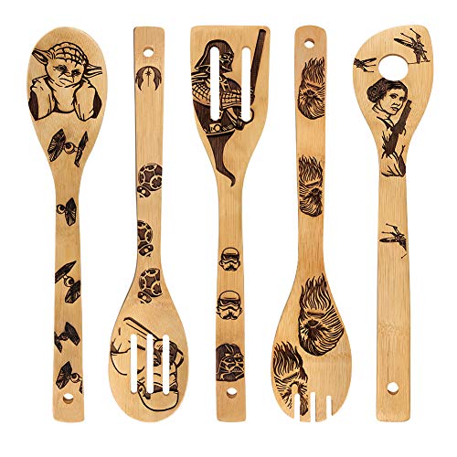 Star War Wooden Spoons Utensil Set