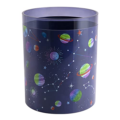 Starry Night Plastic Wastebasket