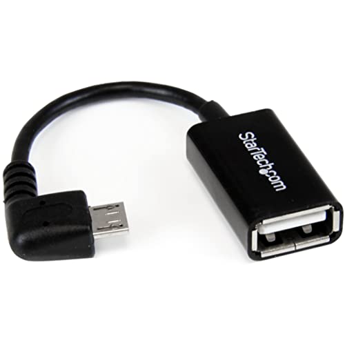 StarTech.com Right Angle Micro USB to USB OTG Host Adapter