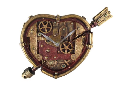 Steampunk Clockwork Heart Wall Clock