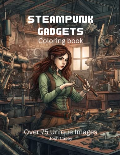 Steampunk Coloring Book