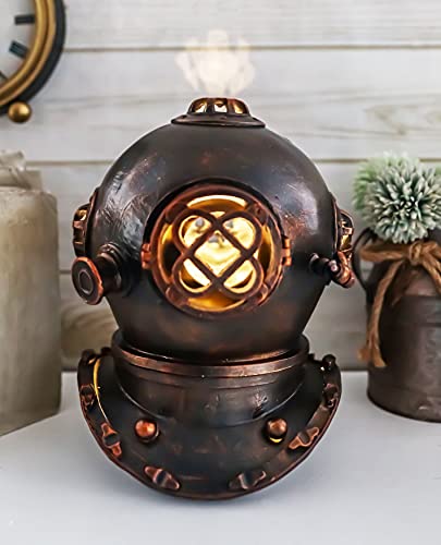 Steampunk Diving Helmet LED Light Sculpture