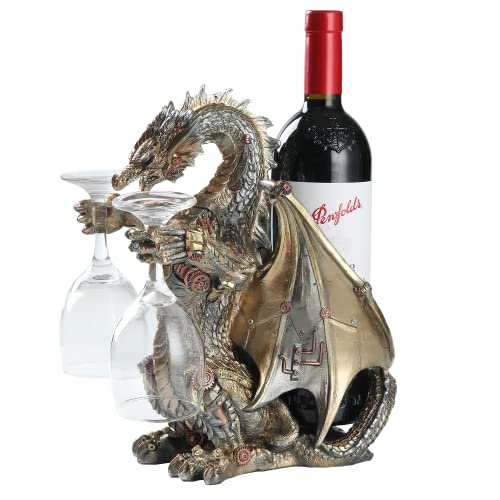 Steampunk Dragon Wine Bottle Wine Holder