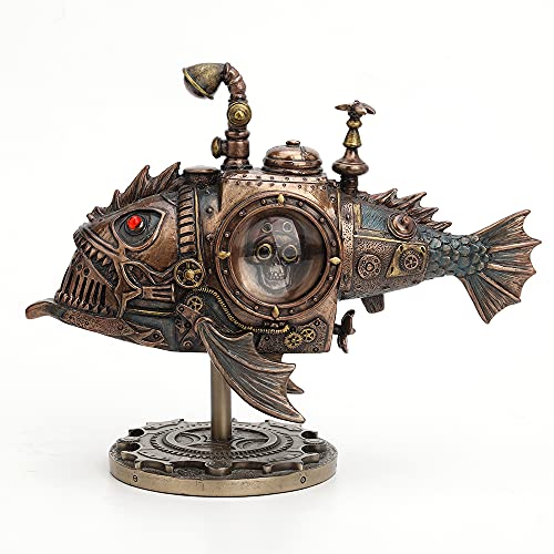 Steampunk Submarine Sci-fi Fantasy Resin Statue