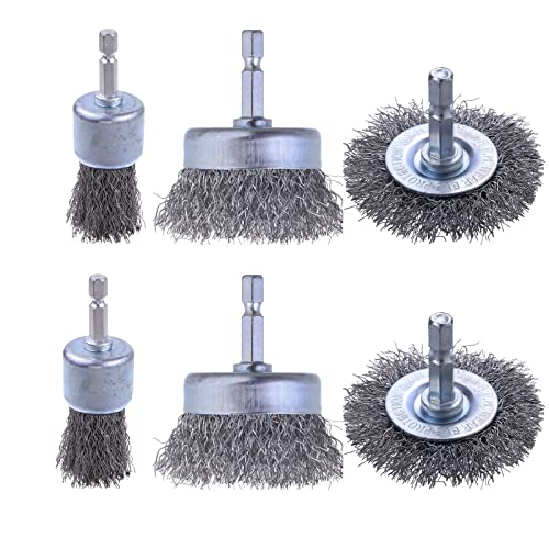 Steel Wire Wheel Brush Set