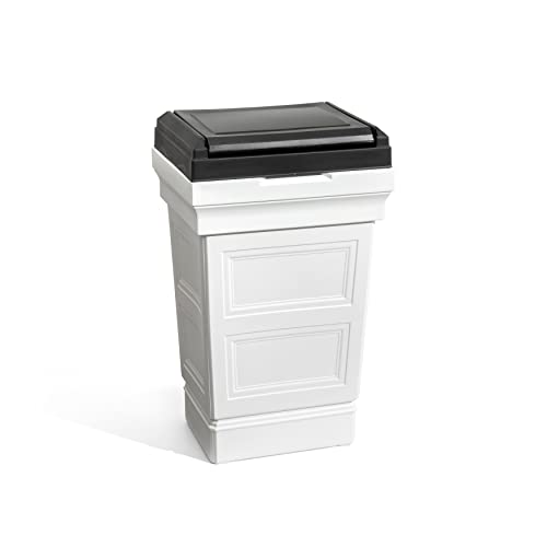 Step2 Atherton Garbage Container - Classic White