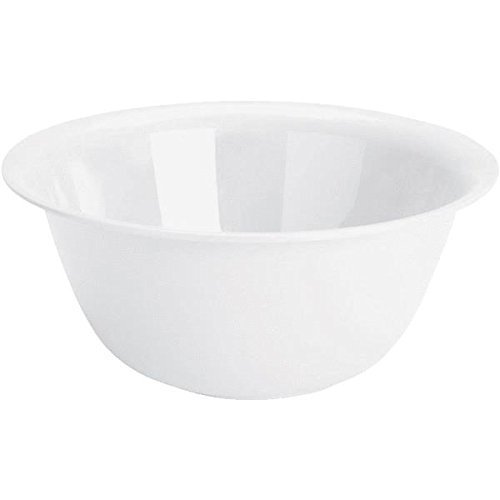 Sterilite Plastic Bowl White Bulk 2 pack
