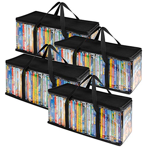 Stock Your Home DVD Storage Bags - Convenient Media Organizers