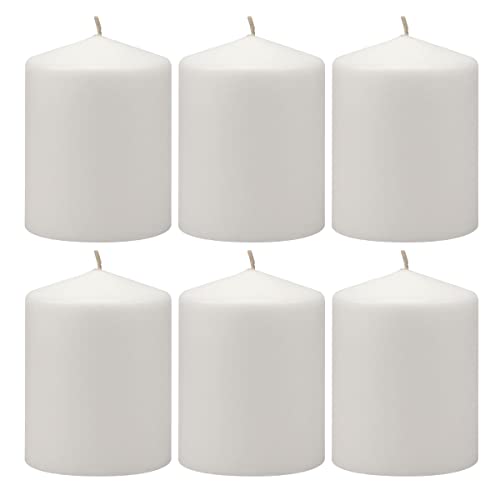 Stonebriar 35 Hour Pillar Candles, 3x4, White