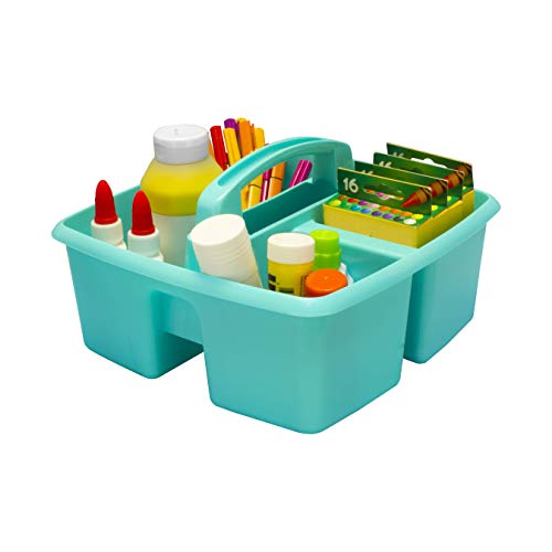 Storex 3-Compartment Small Caddy – Multipurpose Classroom Organizer