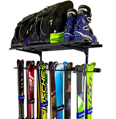 StoreYourBoard Ski Wall Rack and Storage Shelf