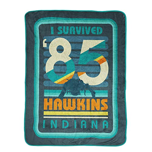 Stranger Things Hawkins 85 Throw Blanket