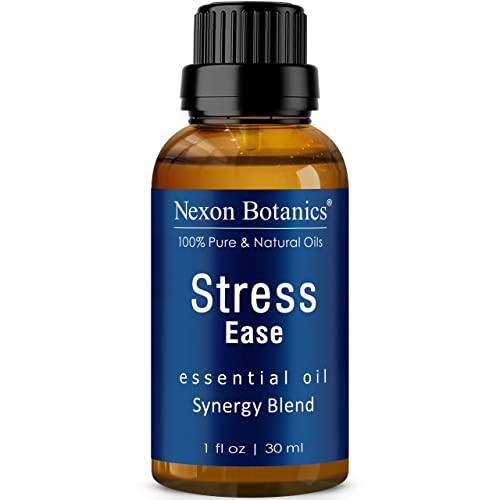Stress Ease Essential Oil Blend - Calming Aromatherapy Solution