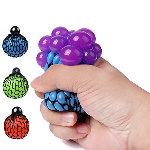 Stress Relief Squeezing Soft Rubber Vent Grape Ball