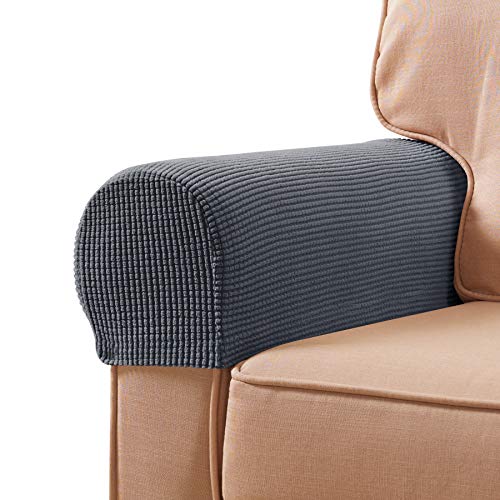 Stretch Armrest Covers Spandex Arm Covers for Chairs Couch Sofa