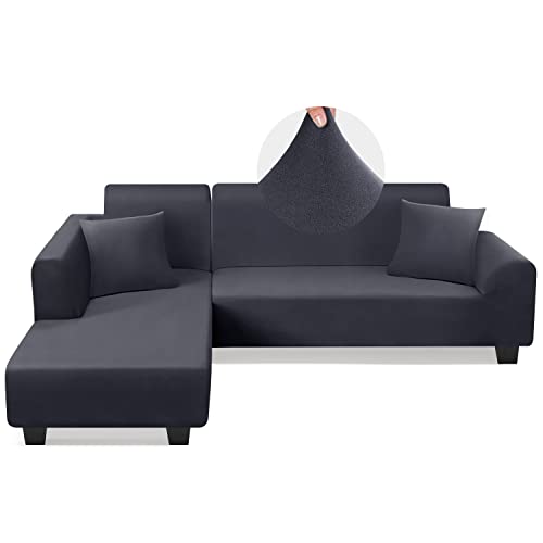 Stretchable L Shape Sofa Covers