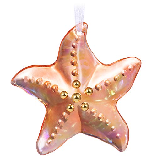 Stunning Starfish Beach Glass Ornament