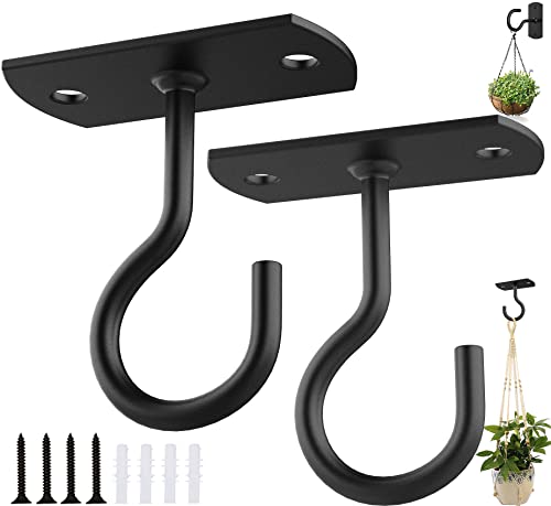 Sturdy Ceiling Hooks for Hanging Plants - Versatile and Space-Saving