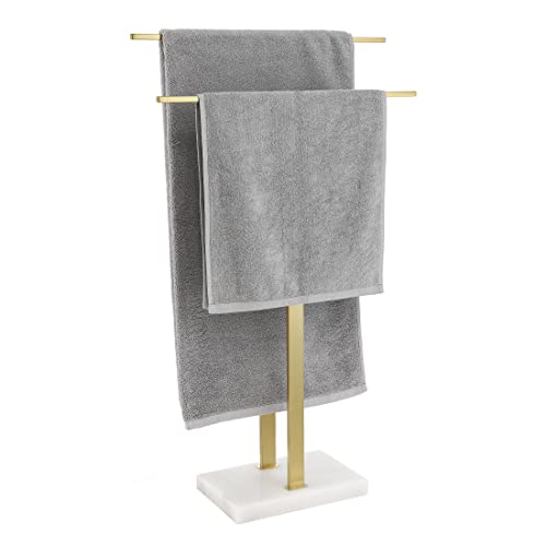 Stylish and Functional KES Standing Towel Rack