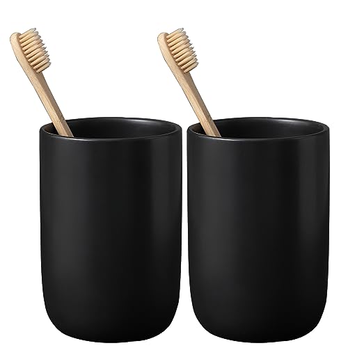 Stylish and Functional Matte Black Toothbrush Holders for Bathrooms