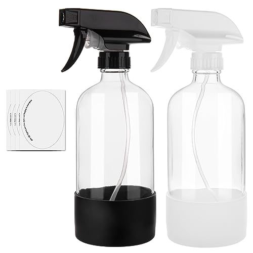 Stylish Glass Spray Bottles for Cleaning Solutions
