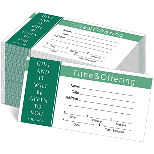 Stylish Tithes and Offering Envelopes