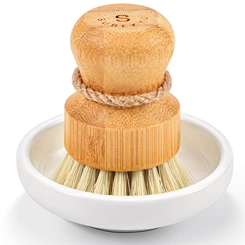 SUBEKYU Bamboo Dish Scrub Brush